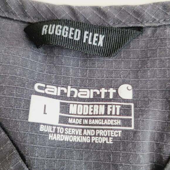 Carhartt Scrub Set Womens Large Top XL Pants Gray Rugged Flex Ripstop C51118 - Picture 5 of 16